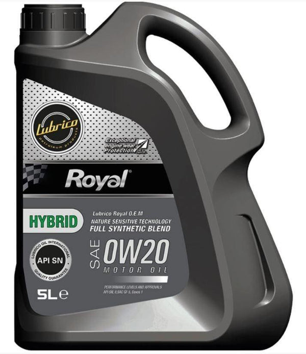 Lubrico Royal 0W-20 Hybrid Fully Synthetic - 5L - Global Imports & Exports NZ