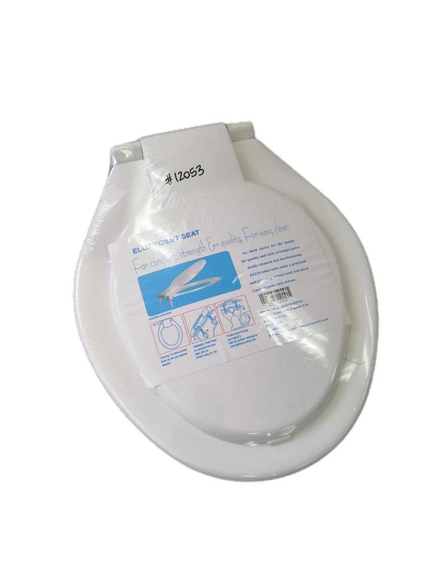 Toilet Seat Plastic - White - Global Imports & Exports NZ