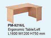 Ergonomic Table - Left - Primo - L1600xW1200xH750mm - Global Imports & Exports NZ