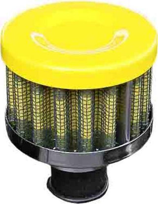 Performance Breather Oil Filter Yellow 12mm - Global Imports & Exports NZ