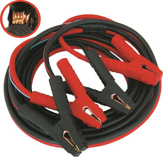 BOOSTER CABLE - 1000AMP 6MTR COMPUTER SAFE WITH COPPER CLAMPS AND BRIDGING STRAP - Global Imports & Exports NZ